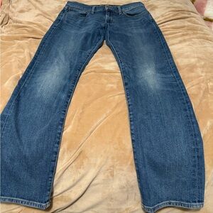 Lucky Brand Men's Bootcut Jeans in Dark Blue Wash Men’s 31x30 Heritage Slim